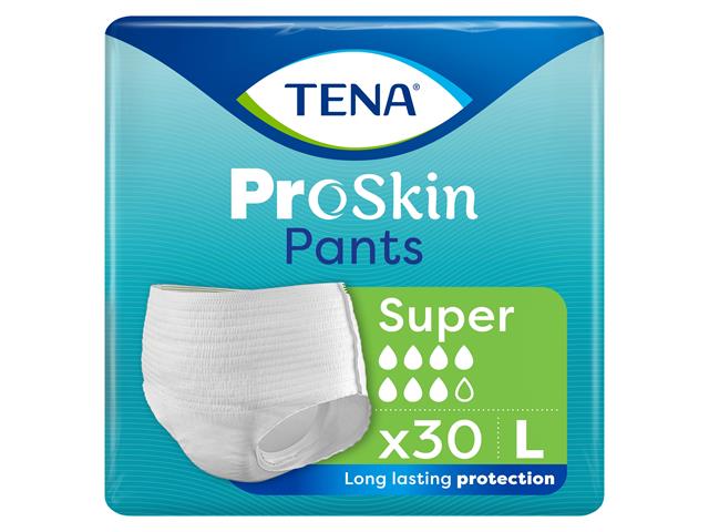 Tena Pants ProSkin Majtki chłonne super L interakcje ulotka majtki chłonne  30 szt.