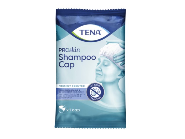 Tena Shampoo Cap Czepek do mycia włosów interakcje ulotka szampon  1 szt.