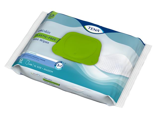 Tena Wet Wipes Original Chusteczki nawilżane interakcje ulotka chusteczka  48 szt.