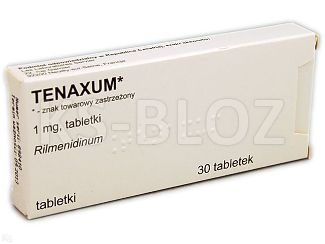 Tenaxum interakcje ulotka tabletki 1 mg 30 tabl. (blist.)