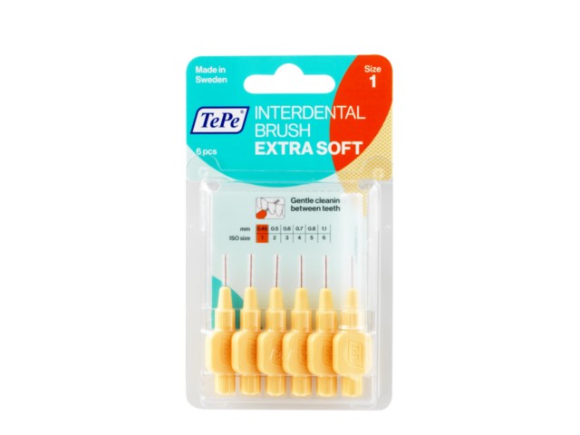 TePe Interdental Brush Extra Soft Size 1 (0,45mm) interakcje ulotka szczotka  6 szt.