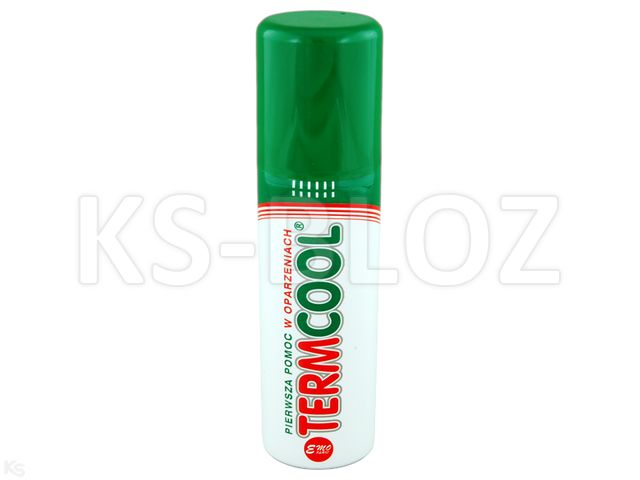 Termcool Żel 1-pomoc w oparzeniach chłodzący interakcje ulotka aerozol na skórę - 130 ml