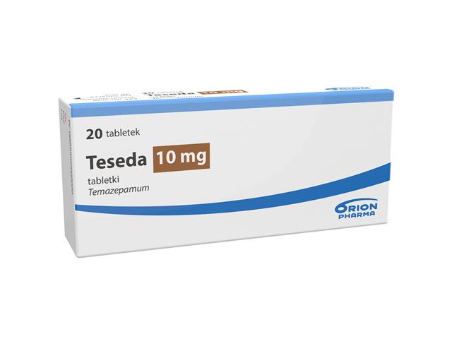 Teseda interakcje ulotka tabletki 10 mg 20 tabl.