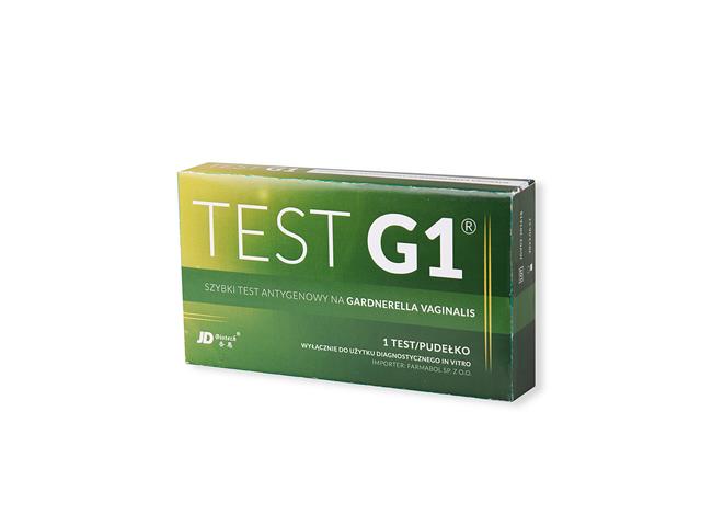 Test G1 - szybki test antygenowy na Gardnerella vaginalis interakcje ulotka   1 szt.