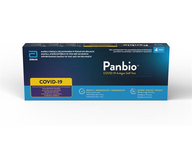 Test Panbio COVID-19 Antigen Self-Test 41FK91 interakcje ulotka test  4 szt.