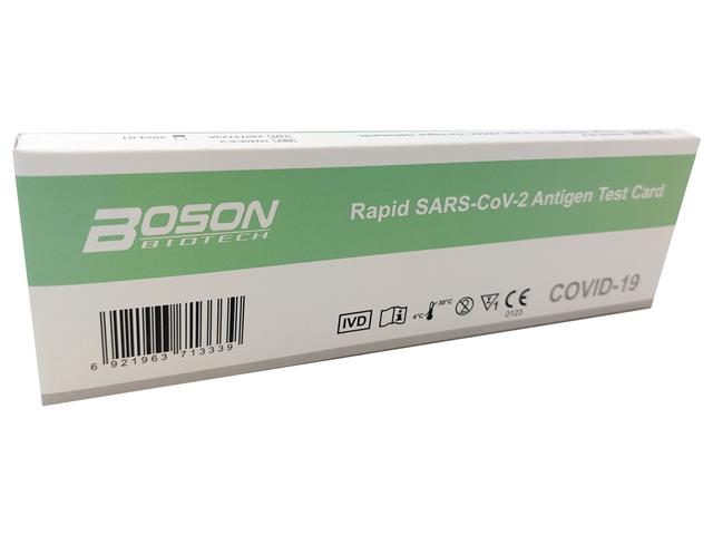 Test Rapid SARS-CoV-2 Antigen Test Card Boson Biotech REF 1N40C5-2 interakcje ulotka test  1 szt.