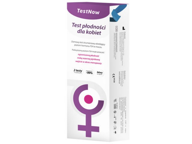 TestNow Test płodności dla kobiet interakcje ulotka test - 2 szt.
