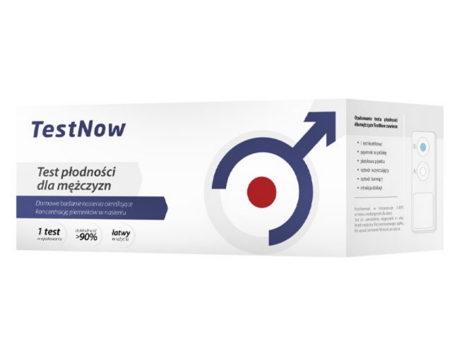 Testnow Test płodności dla mężczyzn interakcje ulotka test - 1 szt.