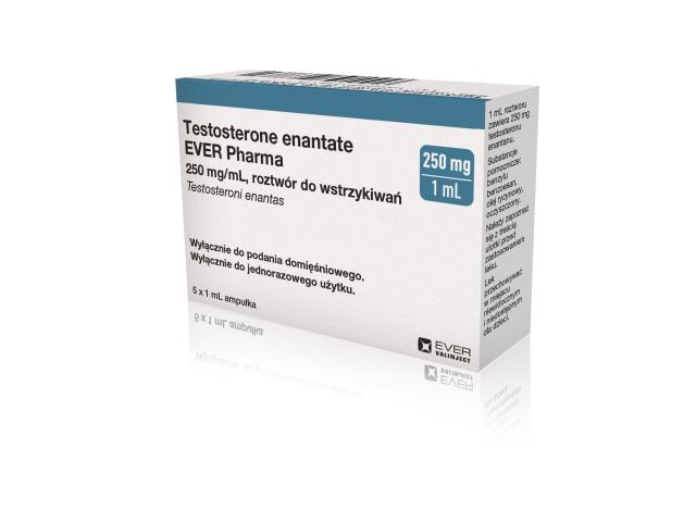 Testosterone Enantate Ever Pharma interakcje ulotka roztwór do wstrzykiwań 250 mg/ml 5 amp. po 1 ml