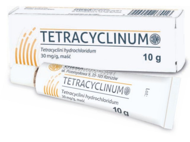 Tetracyclinum interakcje ulotka maść 30 mg/g 