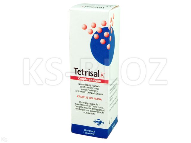 Tetrisal K Izot.rozt.soli fizj. interakcje ulotka krople do nosa - 20 ml