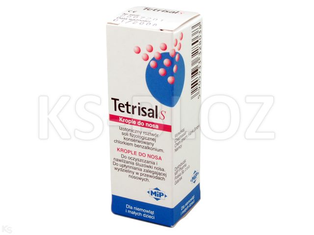 Tetrisal S Izot.rozt.soli fizj. interakcje ulotka krople do nosa  10 ml