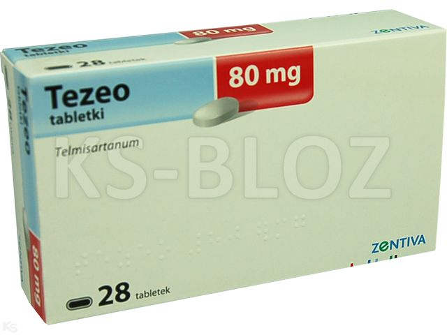 Tezeo interakcje ulotka tabletki 80 mg 28 tabl.