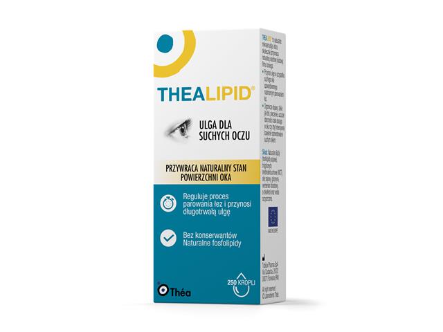 Thealipid interakcje ulotka krople do oczu  10 ml