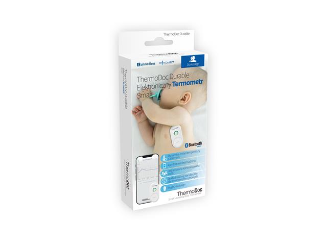 ThermoDoc Durable Elektroniczny Termometr Smart interakcje ulotka termometr - 1 szt.