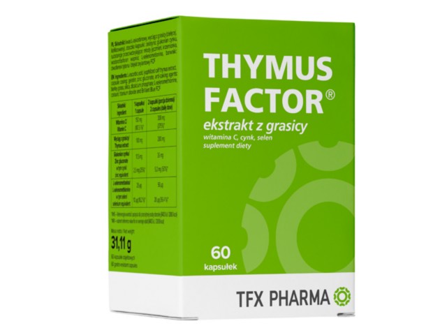 Thymus Factor interakcje ulotka kapsułki dojelitowe twarde  60 kaps.