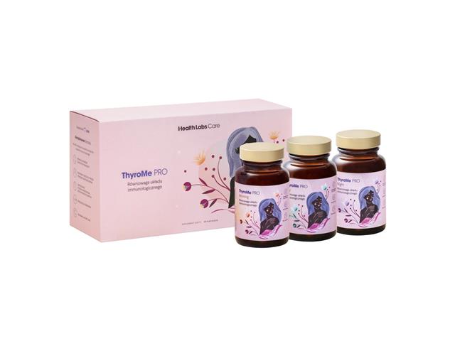 ThyroMe PRO (Morning + Day + Night) interakcje ulotka kapsułki  90 kaps. (3 but. po 30 kaps.)