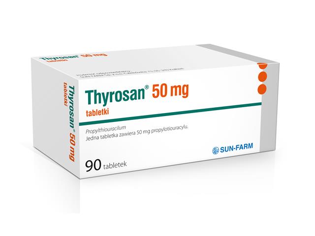 Thyrosan interakcje ulotka tabletki 50 mg 