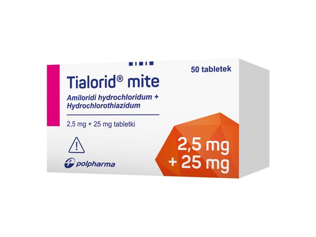 Tialorid Mite interakcje ulotka tabletki 2,5mg+25mg 