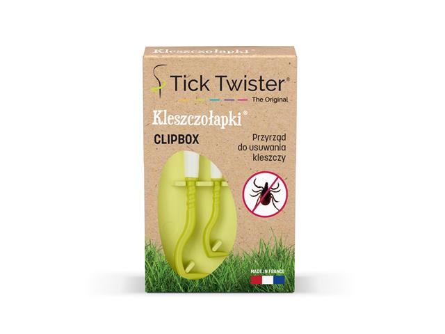 TICK TWISTER Kleszczołapki CLIPBOX interakcje ulotka przyrząd  2 szt.