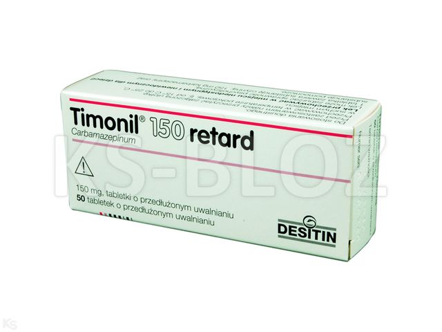 Timonil 150 retard interakcje ulotka tabletki o przedłużonym uwalnianiu 150 mg 50 tabl.