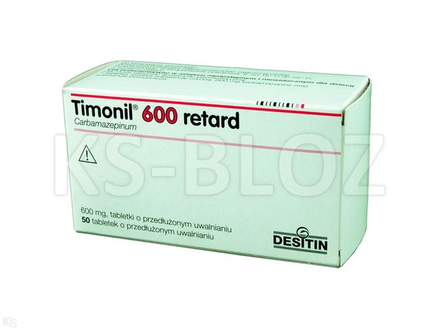 Timonil 600 retard interakcje ulotka tabletki o przedłużonym uwalnianiu 600 mg 50 tabl.