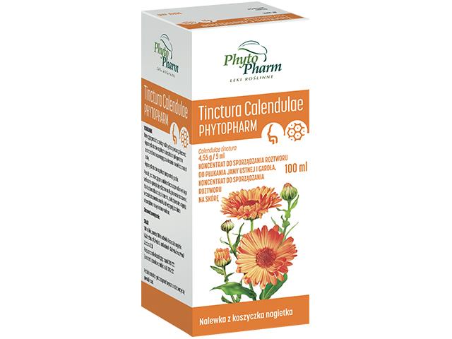 Tinctura Calendulae Phytopharm interakcje ulotka płyn do stosowania na skórę i błony śluzowe  100 ml