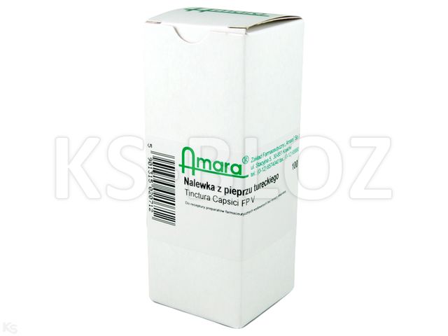 Tinctura Capsici interakcje ulotka  - 100 g