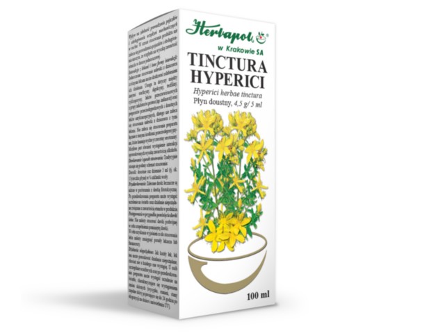 Tinctura Hyperici Herbapol W Krakowie SA interakcje ulotka płyn doustny 4,5 g/5ml 100 ml