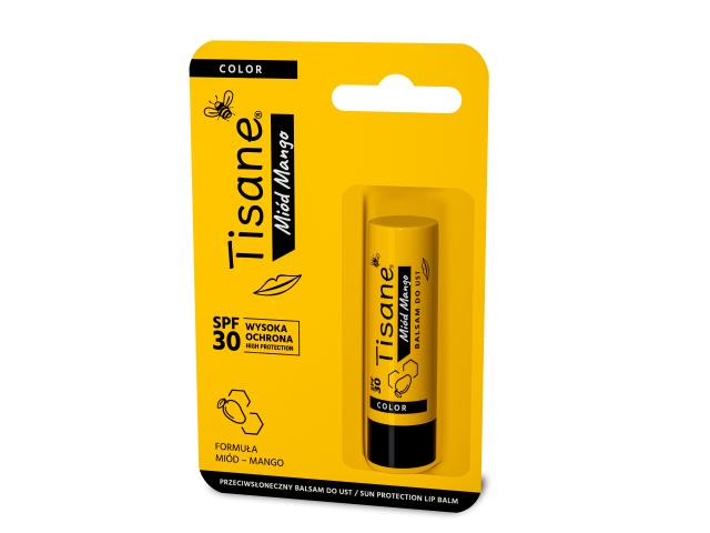Tisane Color Balsam do ust miód, mango SPF 30 interakcje ulotka pomadka do ust - 5,1 g