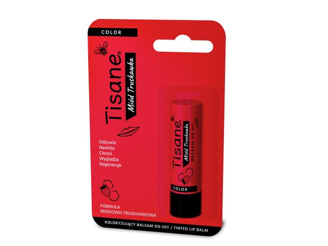Tisane Color Balsam koloryzujący do ust miód truskawka interakcje ulotka pomadka do ust - 5,1 g