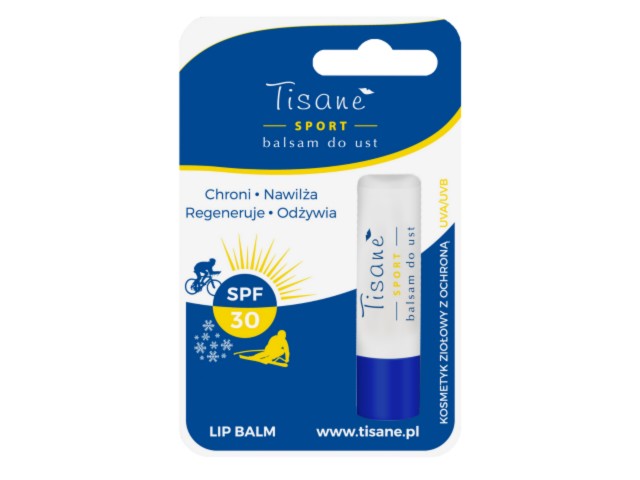 Tisane Sport Balsam do ust interakcje ulotka   4,3 g (blist.)