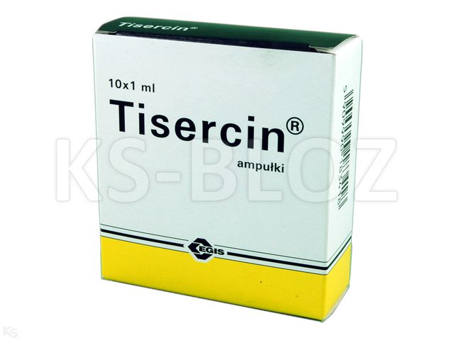Tisercin interakcje ulotka roztwór do wstrzykiwań 25 mg/ml 10 amp. po 1 ml