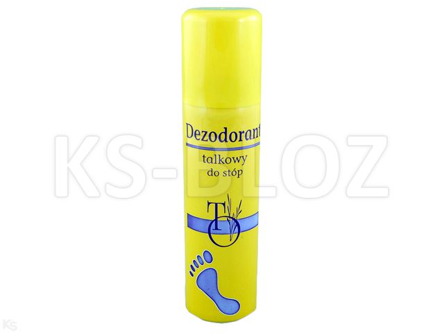 TO Dezodor.d/stóp talkowy żółty interakcje ulotka   150 ml