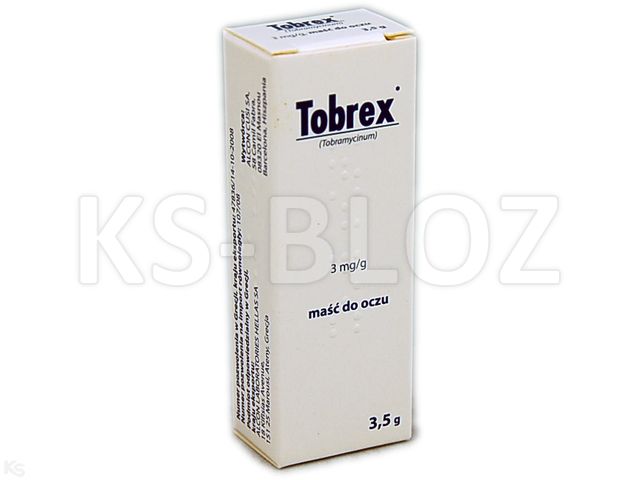 Tobrex interakcje ulotka maść do oczu 3 mg/g 
