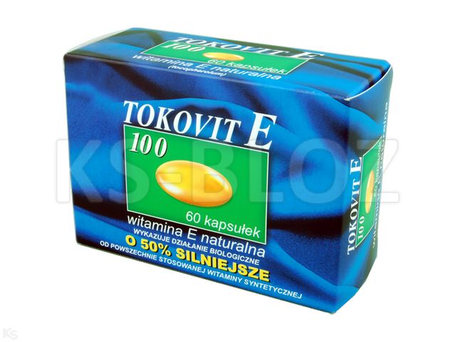Tokovit E 100 interakcje ulotka kapsułki miękkie 100 j.m. 60 kaps. (4x15)