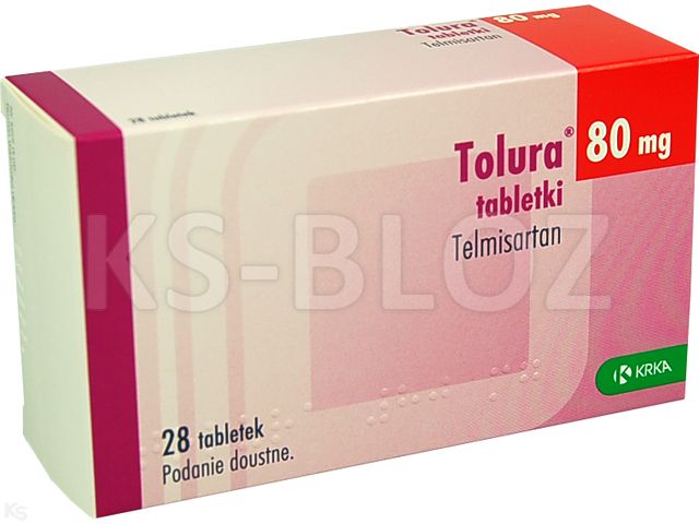 Tolura interakcje ulotka tabletki 80 mg 28 tabl. | blister