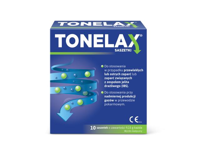 Tonelax interakcje ulotka saszetka - 10 sasz.