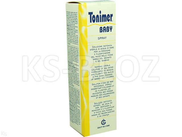 Tonimer Baby Spray do nosa interakcje ulotka spray  100 ml