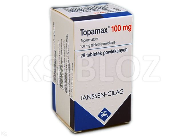 Topamax interakcje ulotka tabletki powlekane 100 mg 28 tabl. | butelka