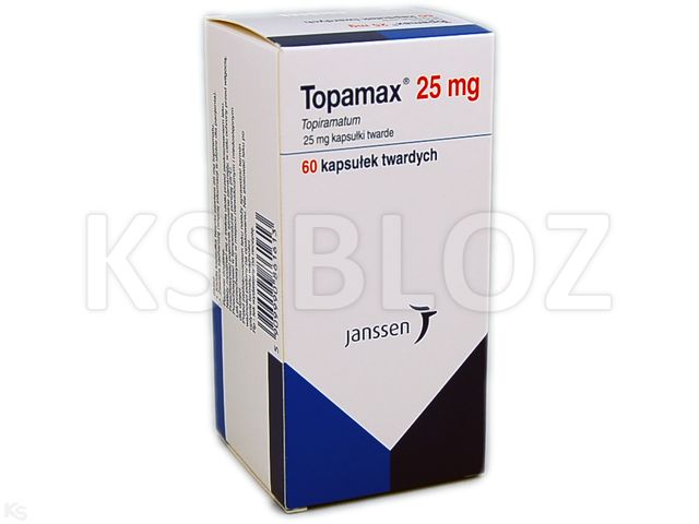 Topamax interakcje ulotka kapsułki 25 mg 60 kaps. (poj.)