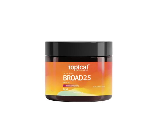 Topical Broad 25 Żelki smak cytrynowy interakcje ulotka żelki - 30 szt.