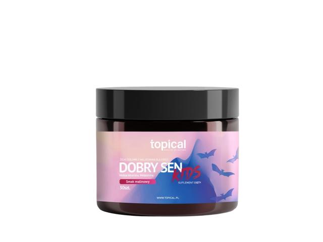 Topical Dobry Sen Kids Żelki smak malinowy interakcje ulotka żelki - 30 szt.