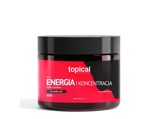 Topical Energia I Koncentracja Żelki interakcje ulotka żelki - 30 szt.