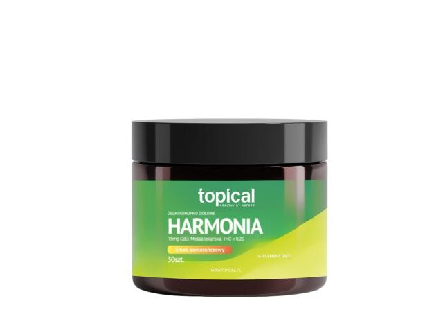 Topical Harmonia Żelki smak pomarańczowy interakcje ulotka żelki - 30 szt.