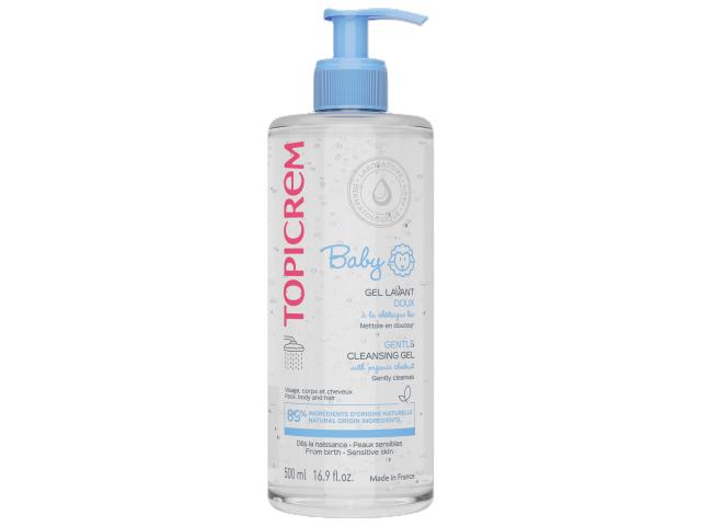 Topicrem Baby Żel do mycia ciała i włosów delikatny interakcje ulotka żel - 500 ml