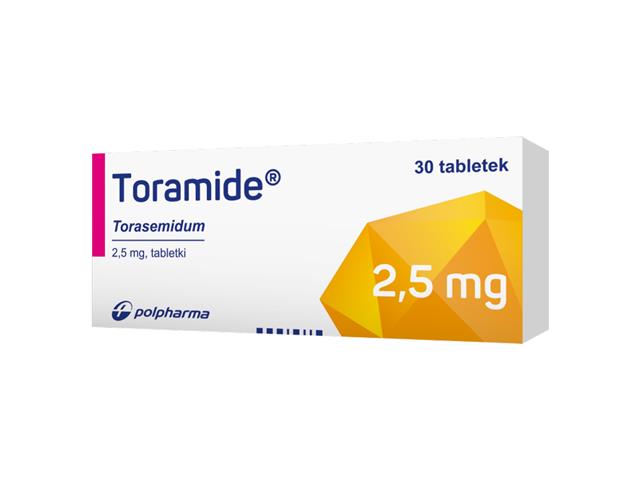 Toramide interakcje ulotka tabletki 2,5 mg 30 tabl. | 3 blist.po 10 szt.