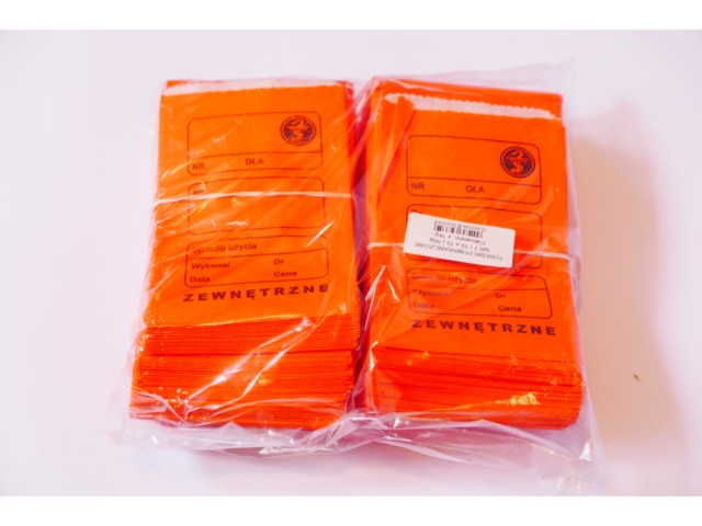 Torebki recepturowe pomarańczowe NR 7 interakcje ulotka  - 1 kg