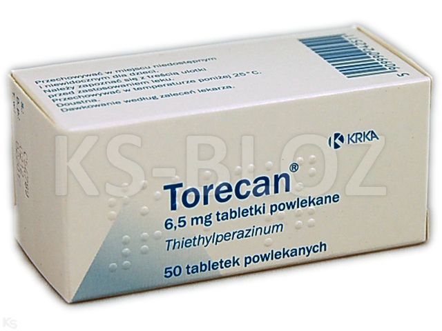 Torecan interakcje ulotka tabletki powlekane 6,5 mg 50 tabl.