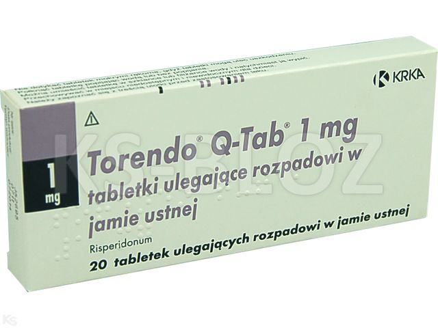 Torendo Q-Tab 1 mg interakcje ulotka tabletki ulegające rozpadowi w jamie ustnej 1 mg 20 tabl. | (2 blist. po 10 tabl.)